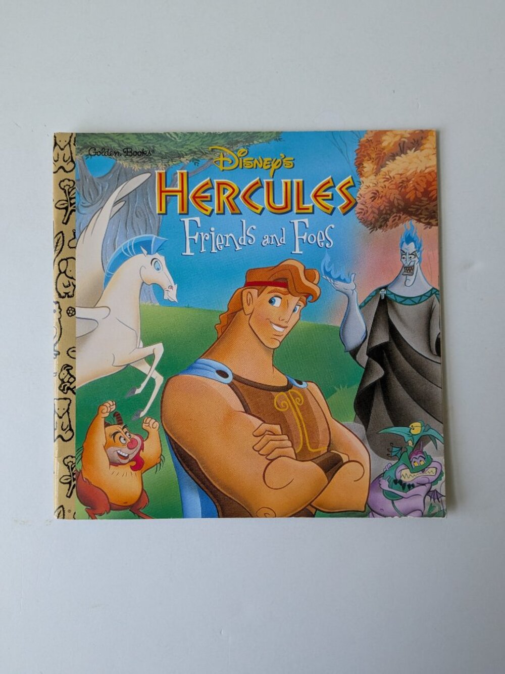 5/$15 Kids Book Hercules Friends & Foes Disney Golden Book PB 1997